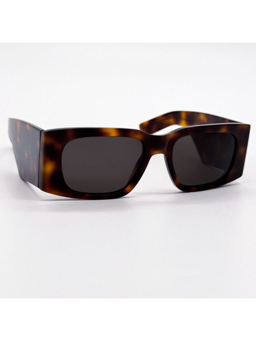 NEW SAINT LAURENT SUNGLASSES SL654 003 WOMEN SQUARE HAVANA/GRAY EYEWEAR - Picture 6 of 14